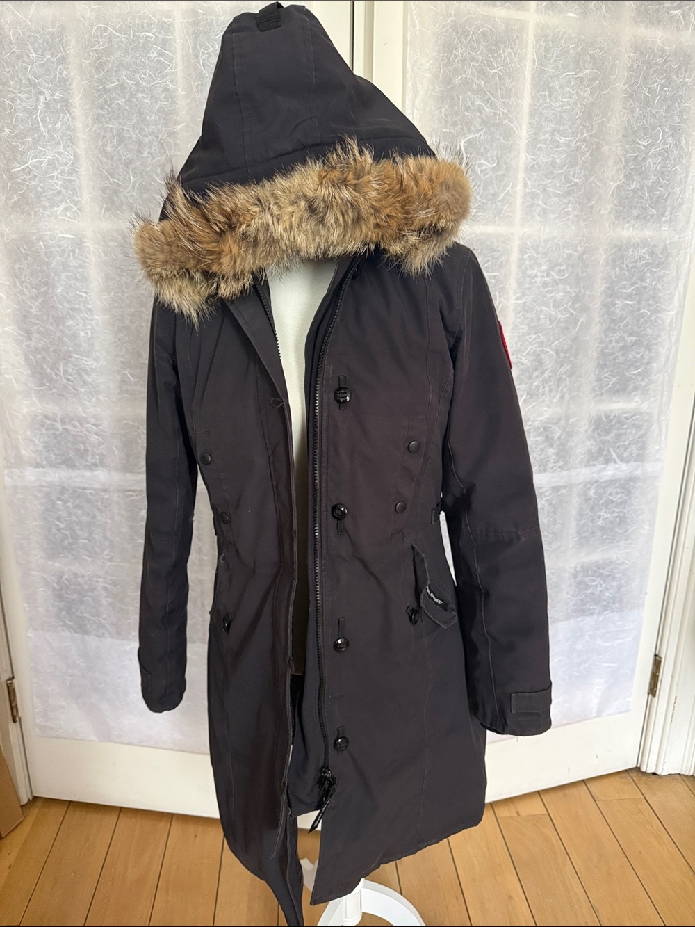 Canada Goose Black Hooded Parka